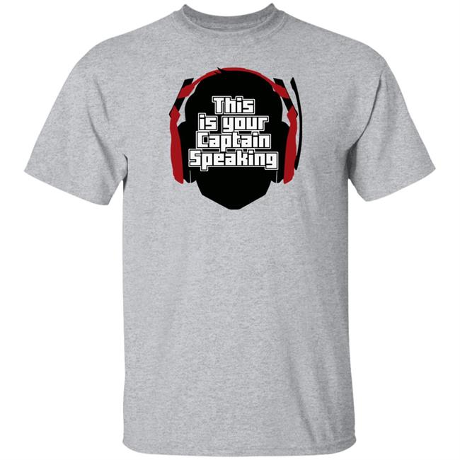 Captainsparklez Merch This Is Your Captain Speaking Shirt