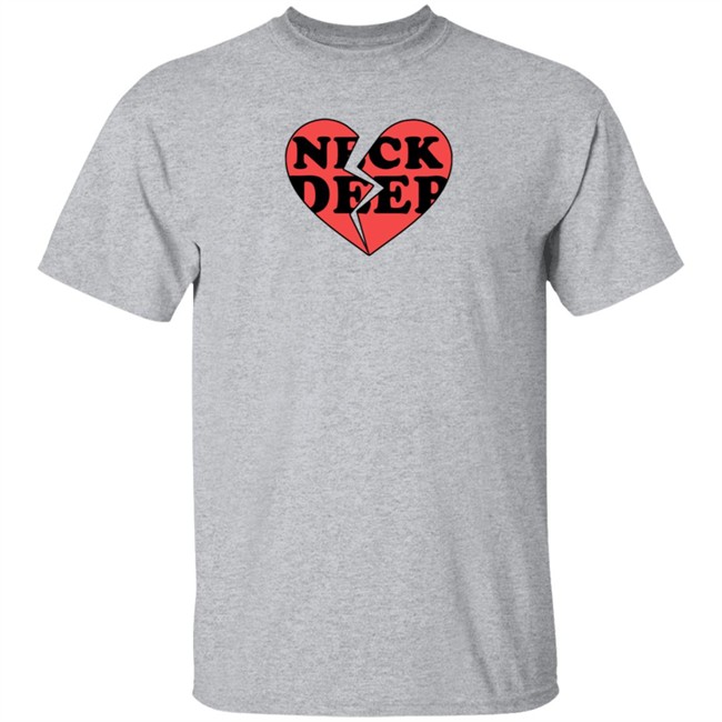 Neck Deep Merch Broken Heart T Shirt