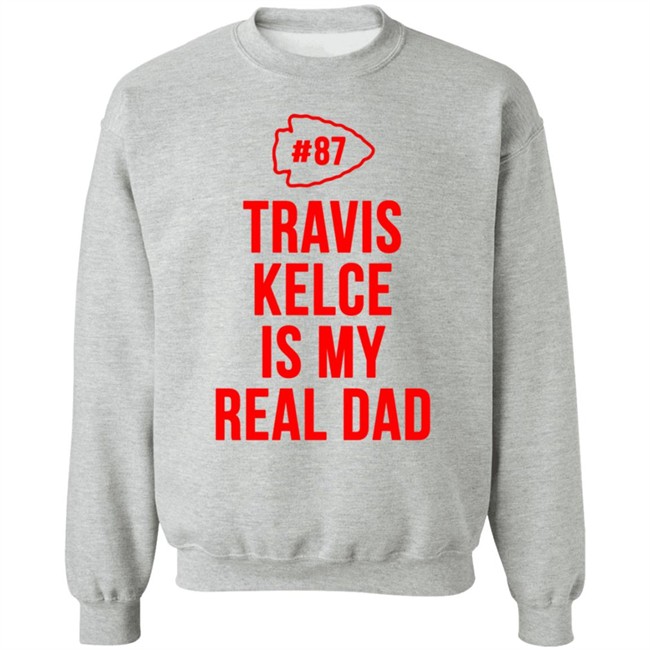 Travis Kelce Is My Real Dad Bodysuit Baby Shirt Travis Kelce Is My Real Dad Bodysuit Baby Shirt