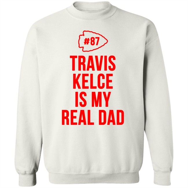 Travis Kelce Is My Real Dad Bodysuit Baby Shirt Travis Kelce Is My Real Dad Bodysuit Baby Shirt
