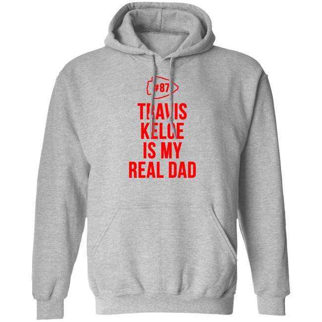Travis Kelce Is My Real Dad Bodysuit Baby Shirt Travis Kelce Is My Real Dad Bodysuit Baby Shirt