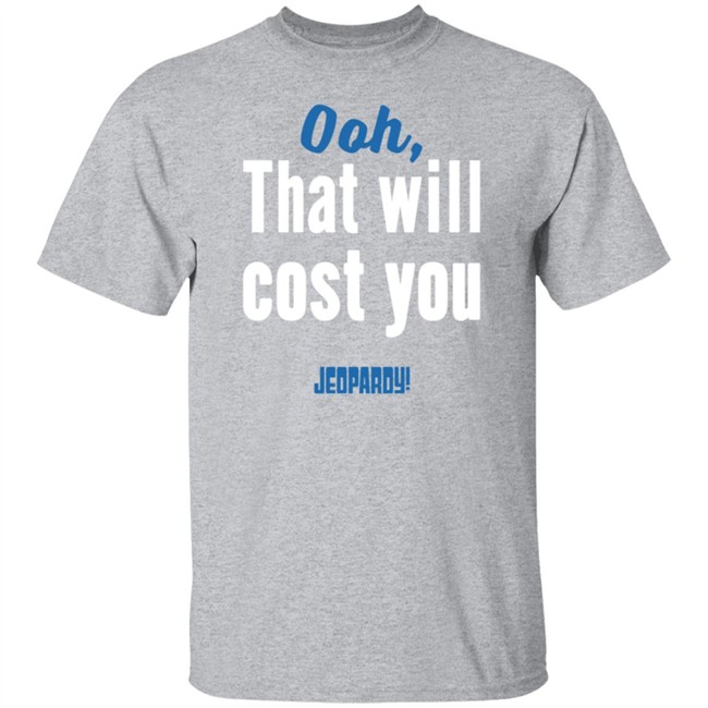 Jeopardy Merchandise That Will Cost You Jeopardy Tee Shirt