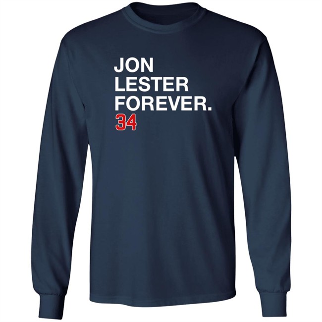 Obvious Shirts Merch Jon Lester Forever 34 Shirt Hoodie Obvious Shirts Merch Jon Lester Forever 34 Shirt Hoodie