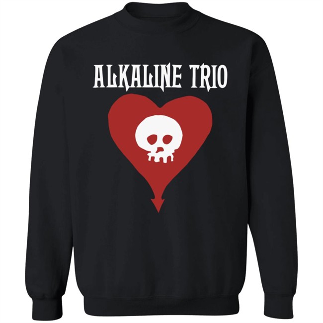 Alkaline Trio Merch Heartskull Shirt Alkaline Trio Merch Heartskull Shirt