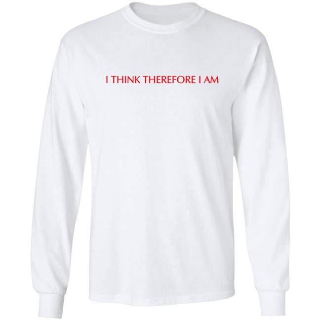 Billie Eilish Merch I Think Therefore I Am Hoodie Billie Eilish Merch I Think Therefore I Am Hoodie
