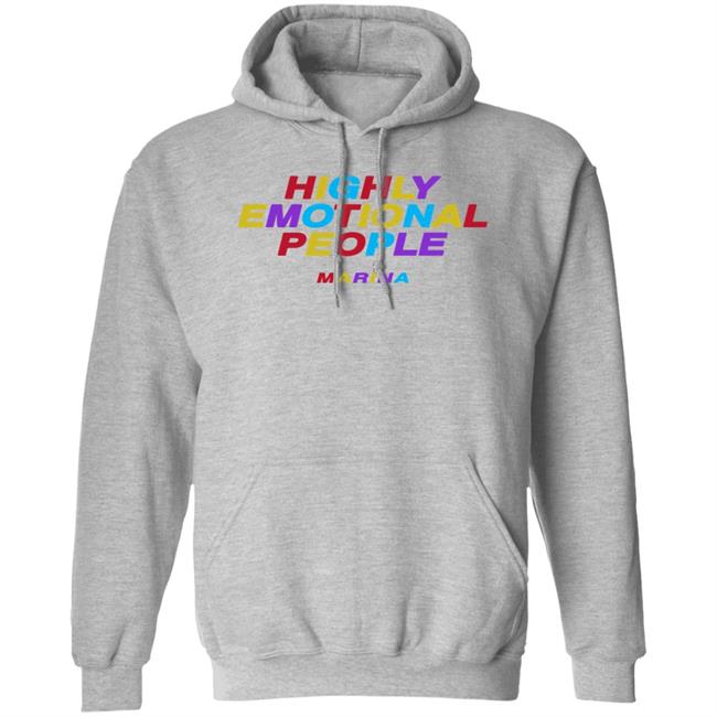 Marina Merch Highly Emotional People Long Sleeve T Shirt Marina Merch Highly Emotional People Long Sleeve T Shirt