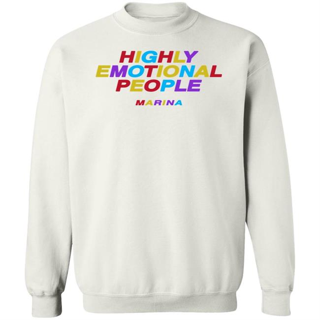 Marina Merch Highly Emotional People Long Sleeve T Shirt Marina Merch Highly Emotional People Long Sleeve T Shirt