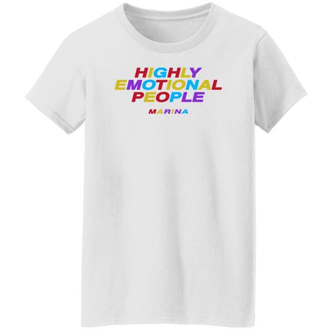 Marina Merch Highly Emotional People Long Sleeve T Shirt Marina Merch Highly Emotional People Long Sleeve T Shirt