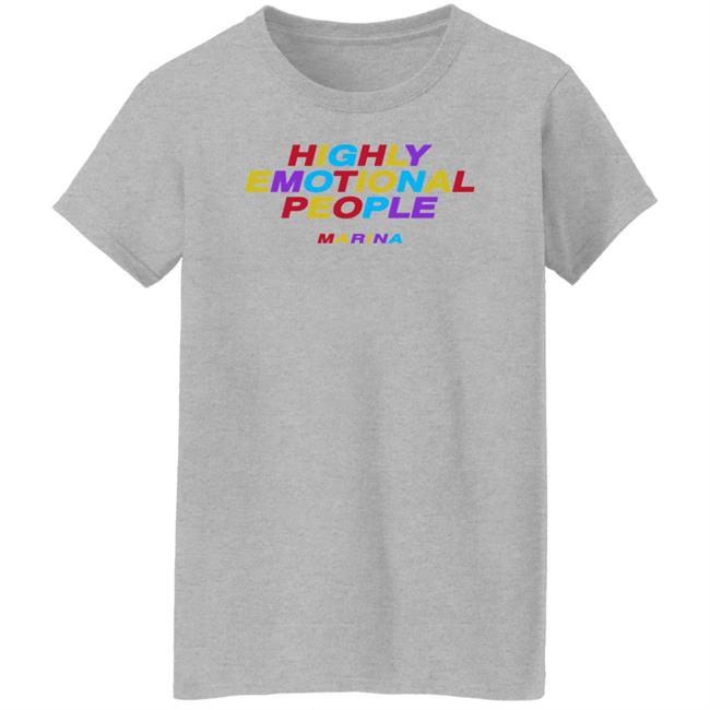 Marina Merch Highly Emotional People Long Sleeve T Shirt Marina Merch Highly Emotional People Long Sleeve T Shirt