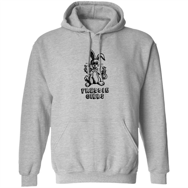 Kane Comics Merch Cartoon Bunny Hoodie Grey