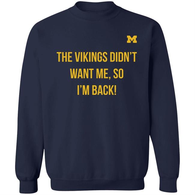 Barstool Spartans Jimbo The Viking Didn't Want Me So I'm Back Sweatshirt