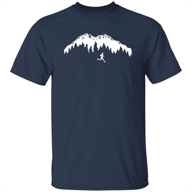 Gone For A Run Merch Trail Runner In The Mountains Running T Shirt