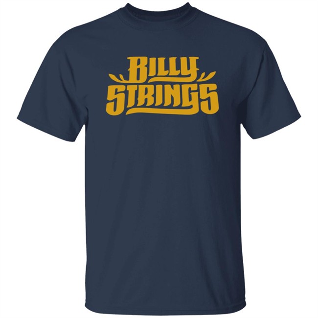 Billy Strings Merch Gold Logo Tee Shirt