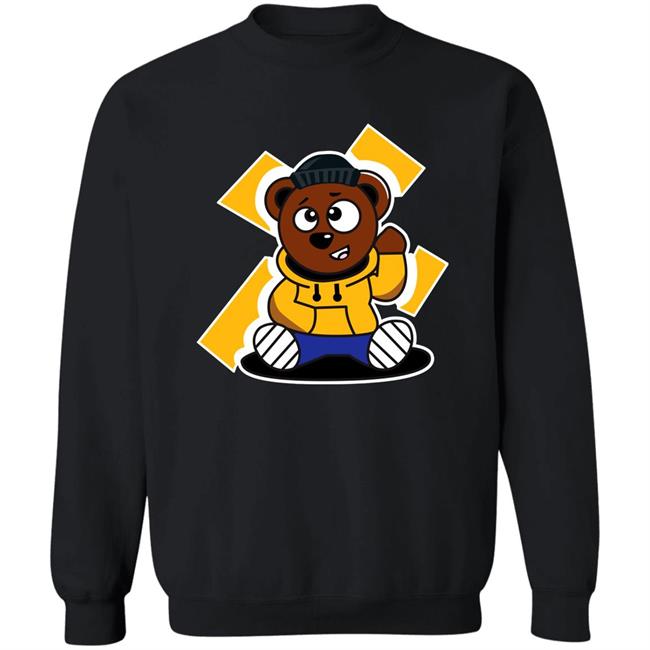 Milwaukee Bucks Jrue Holiday MotorolaUS Cross Eye Bear Sweatshirt