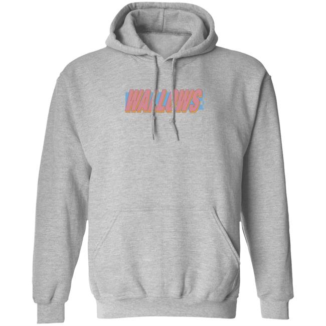 Wallows Store Wallows Warped Logo Hoodie