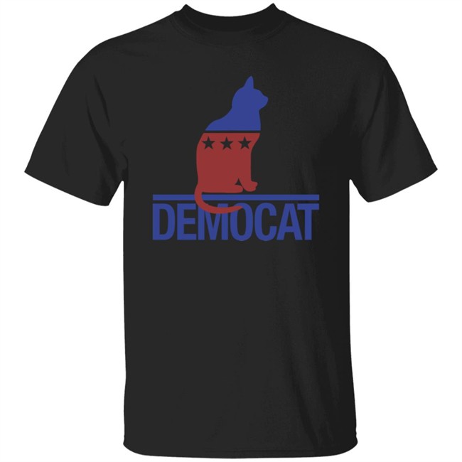 Democat Democrat Cat Political T Shirt Dananessel