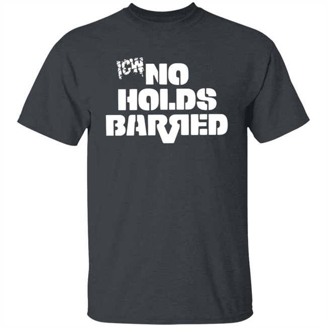 Icw No Holds Barred Merch Classic Logo White Shirt Icw No Holds Barred Merch Classic Logo White Shirt