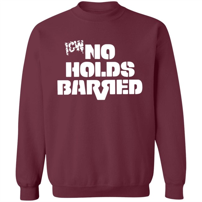 Icw No Holds Barred Merch Classic Logo White Shirt Icw No Holds Barred Merch Classic Logo White Shirt