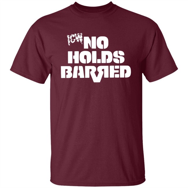 Icw No Holds Barred Merch Classic Logo White Shirt Icw No Holds Barred Merch Classic Logo White Shirt