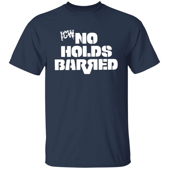 Icw No Holds Barred Merch Classic Logo White Shirt Icw No Holds Barred Merch Classic Logo White Shirt