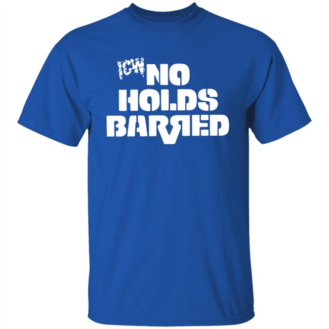 Icw No Holds Barred Merch Classic Logo White Shirt Icw No Holds Barred Merch Classic Logo White Shirt