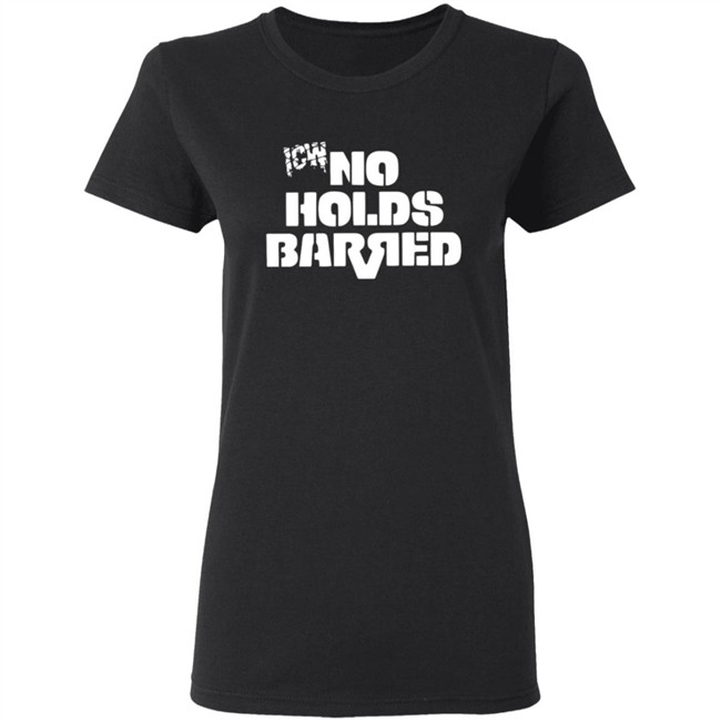 Icw No Holds Barred Merch Classic Logo White Shirt Icw No Holds Barred Merch Classic Logo White Shirt