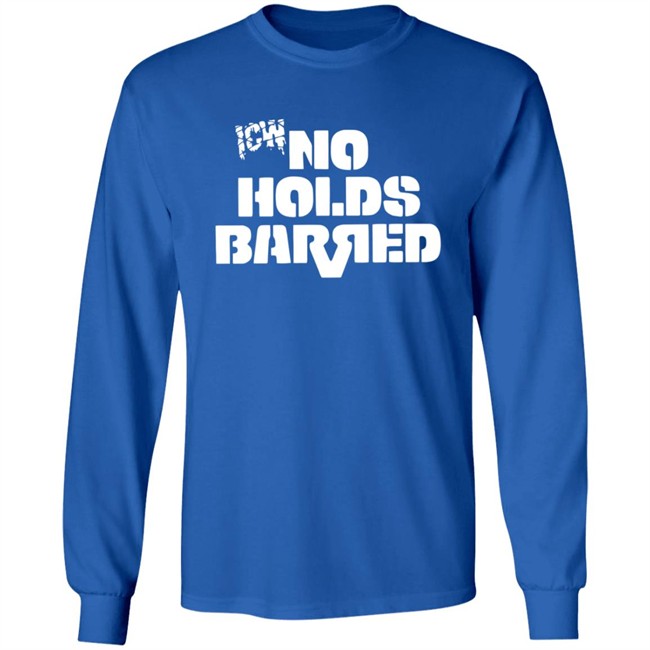 Icw No Holds Barred Merch Classic Logo White Shirt Icw No Holds Barred Merch Classic Logo White Shirt