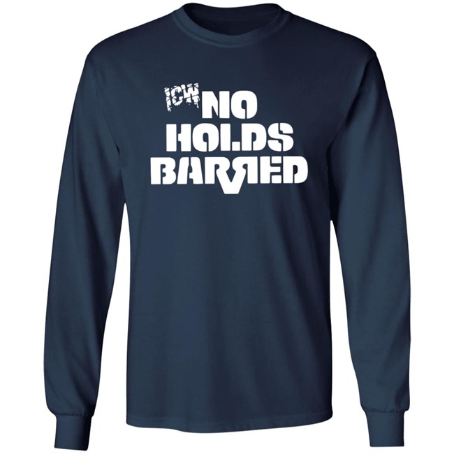 Icw No Holds Barred Merch Classic Logo White Shirt Icw No Holds Barred Merch Classic Logo White Shirt
