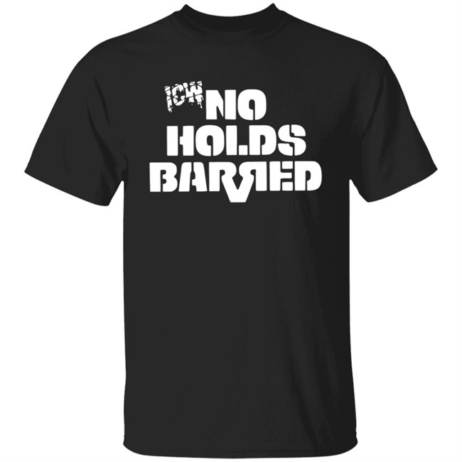 Icw No Holds Barred Merch Classic Logo White Shirt