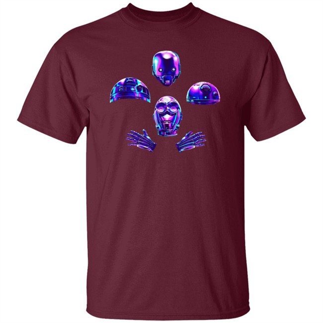 Zero Briant Shark Robot Bohemian Robots Tee Shirt Zero Briant Shark Robot Bohemian Robots Tee Shirt