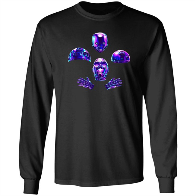 Zero Briant Shark Robot Bohemian Robots Tee Shirt Zero Briant Shark Robot Bohemian Robots Tee Shirt