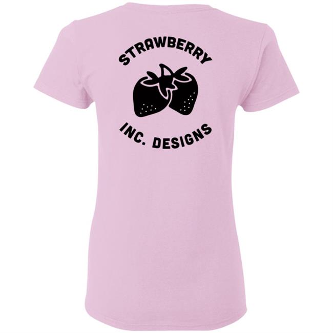 Strawberry Inc Designs Pink Shirt Strawberry Inc Designs Pink Shirt