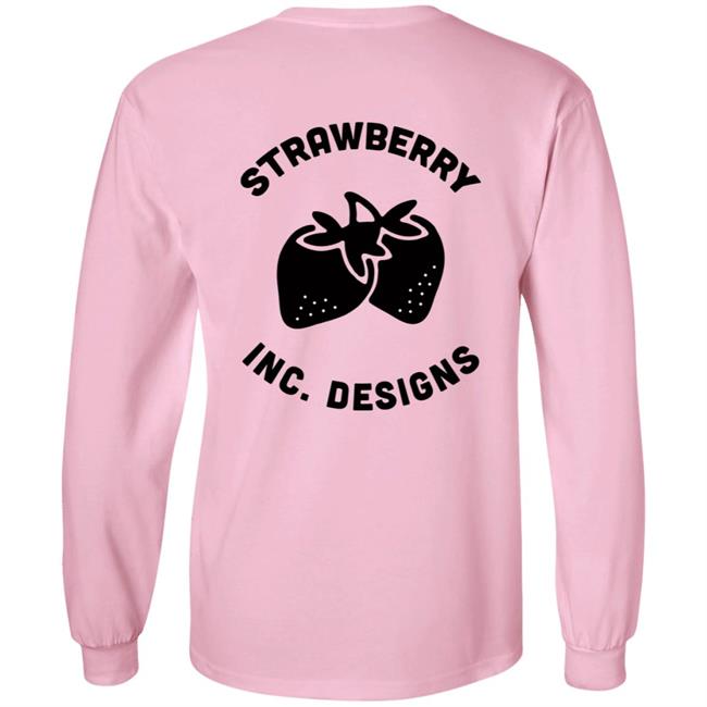 Strawberry Inc Designs Pink Shirt Strawberry Inc Designs Pink Shirt