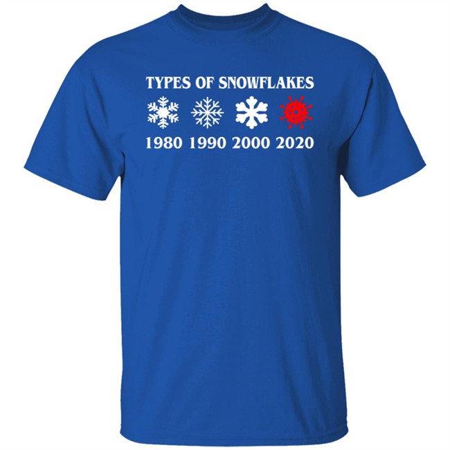 Inspire Uplift Types Of Snowflakes Tee Shirt Inspire Uplift Types Of Snowflakes Tee Shirt