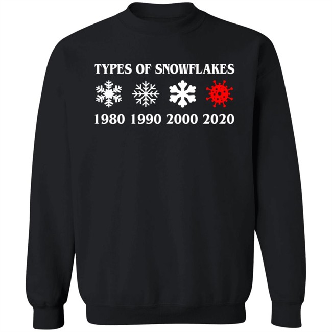 Inspire Uplift Types Of Snowflakes Tee Shirt Inspire Uplift Types Of Snowflakes Tee Shirt