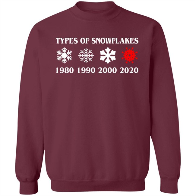 Inspire Uplift Types Of Snowflakes Tee Shirt Inspire Uplift Types Of Snowflakes Tee Shirt