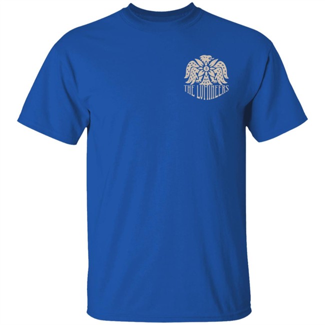 The Lumineers Merch Soaring Eagle Crest Shirt The Lumineers Merch Soaring Eagle Crest Shirt