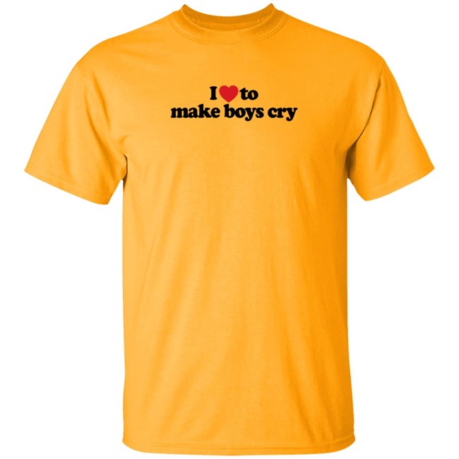 I Love To Make Boys Cry T Shirt Adoreschoni I Love To Make Boys Cry T Shirt Adoreschoni