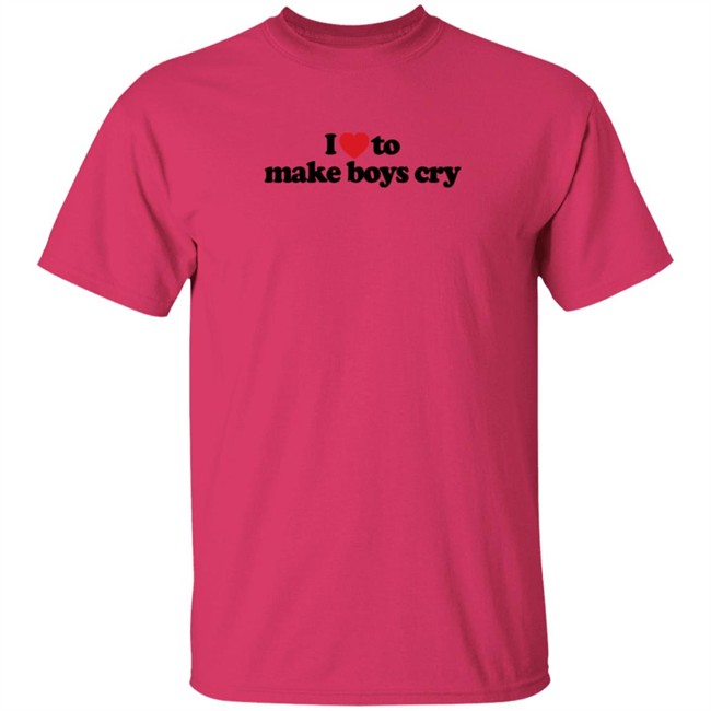I Love To Make Boys Cry T Shirt Adoreschoni I Love To Make Boys Cry T Shirt Adoreschoni