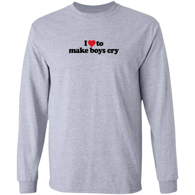 I Love To Make Boys Cry T Shirt Adoreschoni I Love To Make Boys Cry T Shirt Adoreschoni