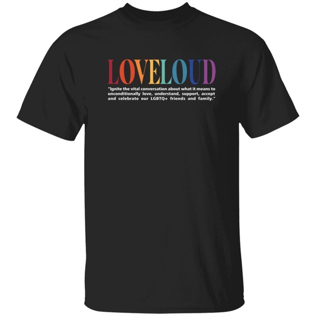 Loveloud Mission Statement T Shirt Dan Reynolds