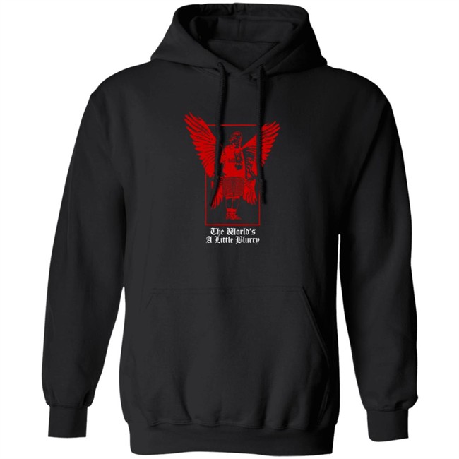 Billieeilish Merch Billie Angel Hoodie
