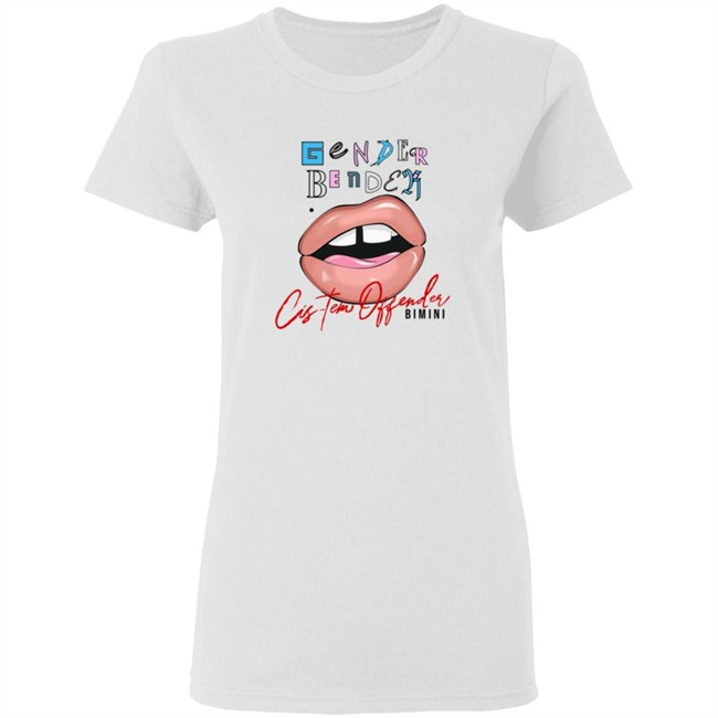 Bimini Store Gender Bender White T Shirt Bimini Store Gender Bender White T Shirt