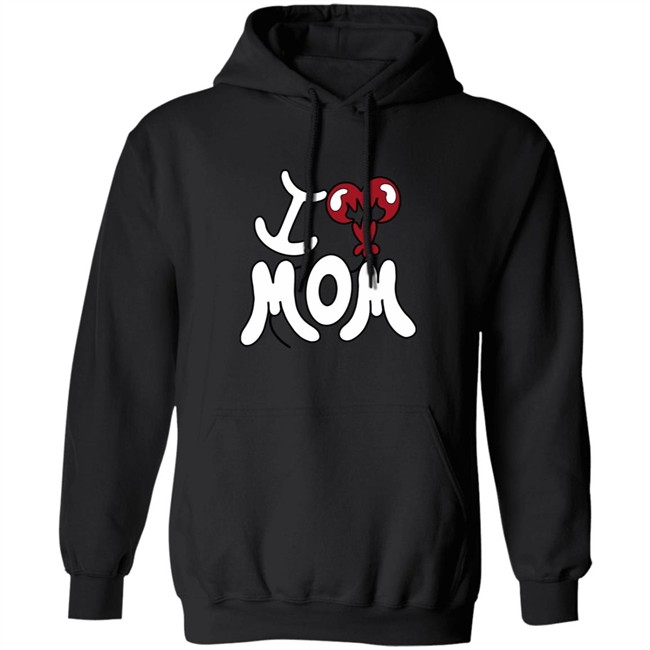 Wntd Apparel I Heart Mom Sherpa Hoodie