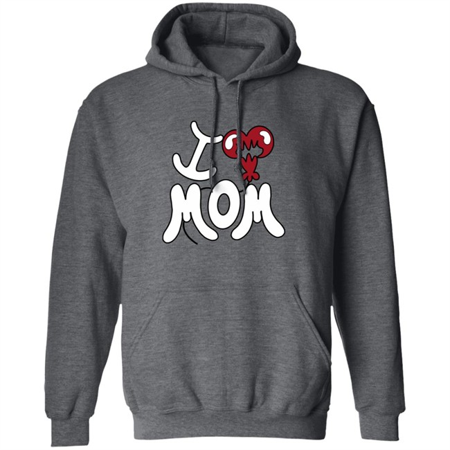Wntd Apparel I Heart Mom Sherpa Hoodie Wntd Apparel I Heart Mom Sherpa Hoodie