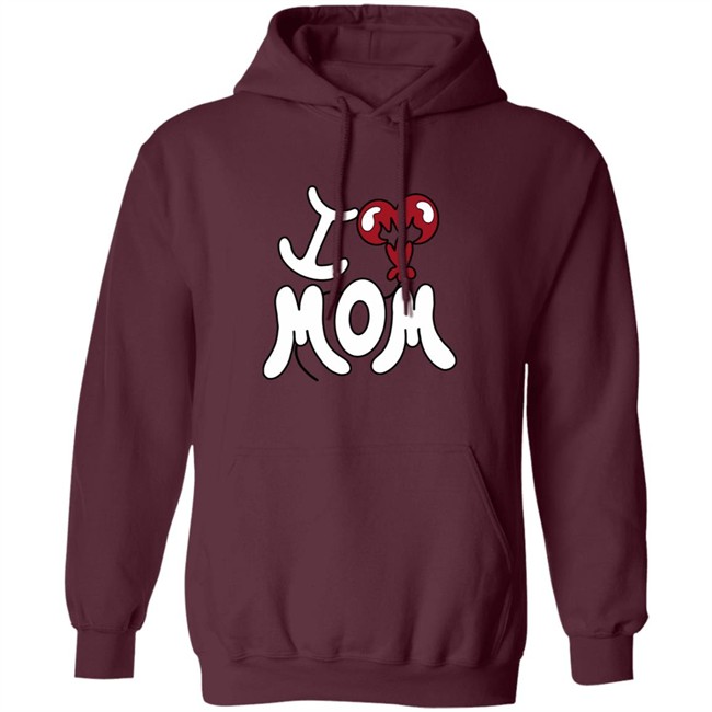 Wntd Apparel I Heart Mom Sherpa Hoodie Wntd Apparel I Heart Mom Sherpa Hoodie