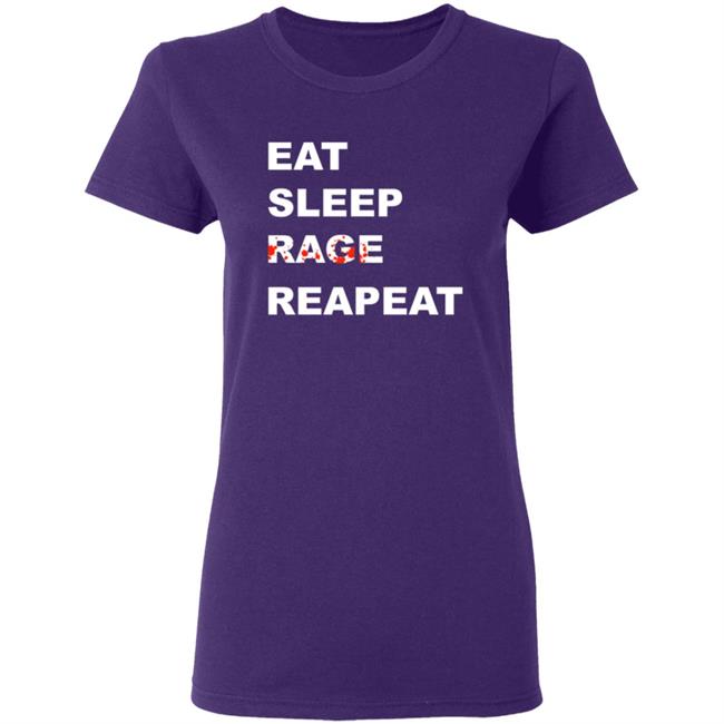 Sullivan King Merch Tyfr Eat Sleep Rage Repeat Shirt Sullivan King Merch Tyfr Eat Sleep Rage Repeat Shirt