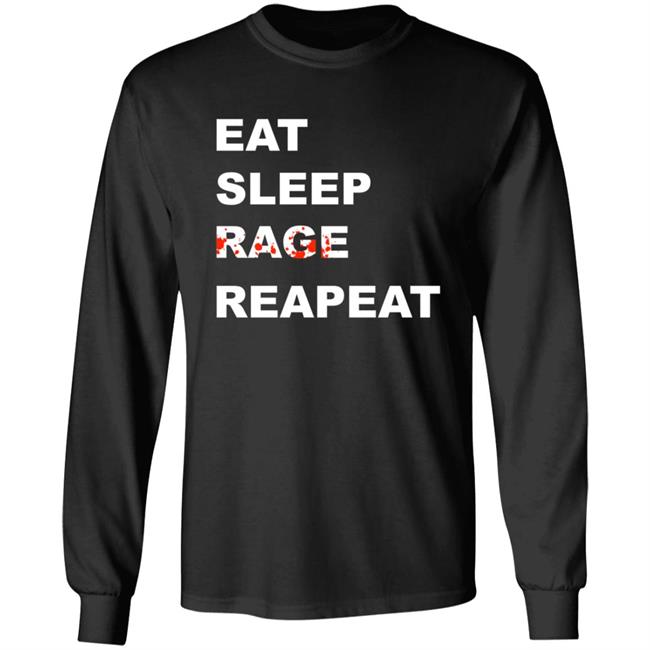 Sullivan King Merch Tyfr Eat Sleep Rage Repeat Shirt Sullivan King Merch Tyfr Eat Sleep Rage Repeat Shirt