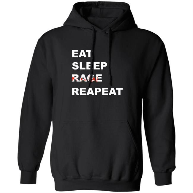 Sullivan King Merch Tyfr Eat Sleep Rage Repeat Shirt Sullivan King Merch Tyfr Eat Sleep Rage Repeat Shirt