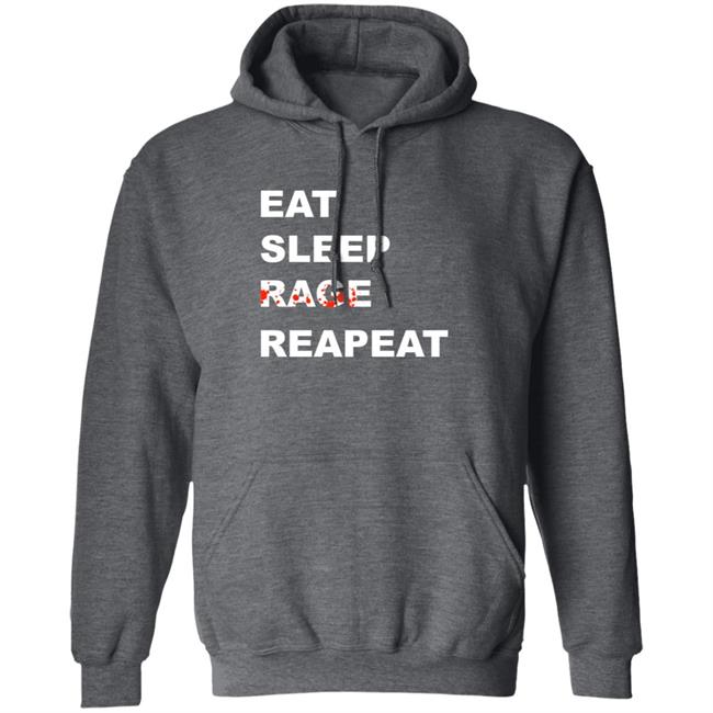 Sullivan King Merch Tyfr Eat Sleep Rage Repeat Shirt Sullivan King Merch Tyfr Eat Sleep Rage Repeat Shirt